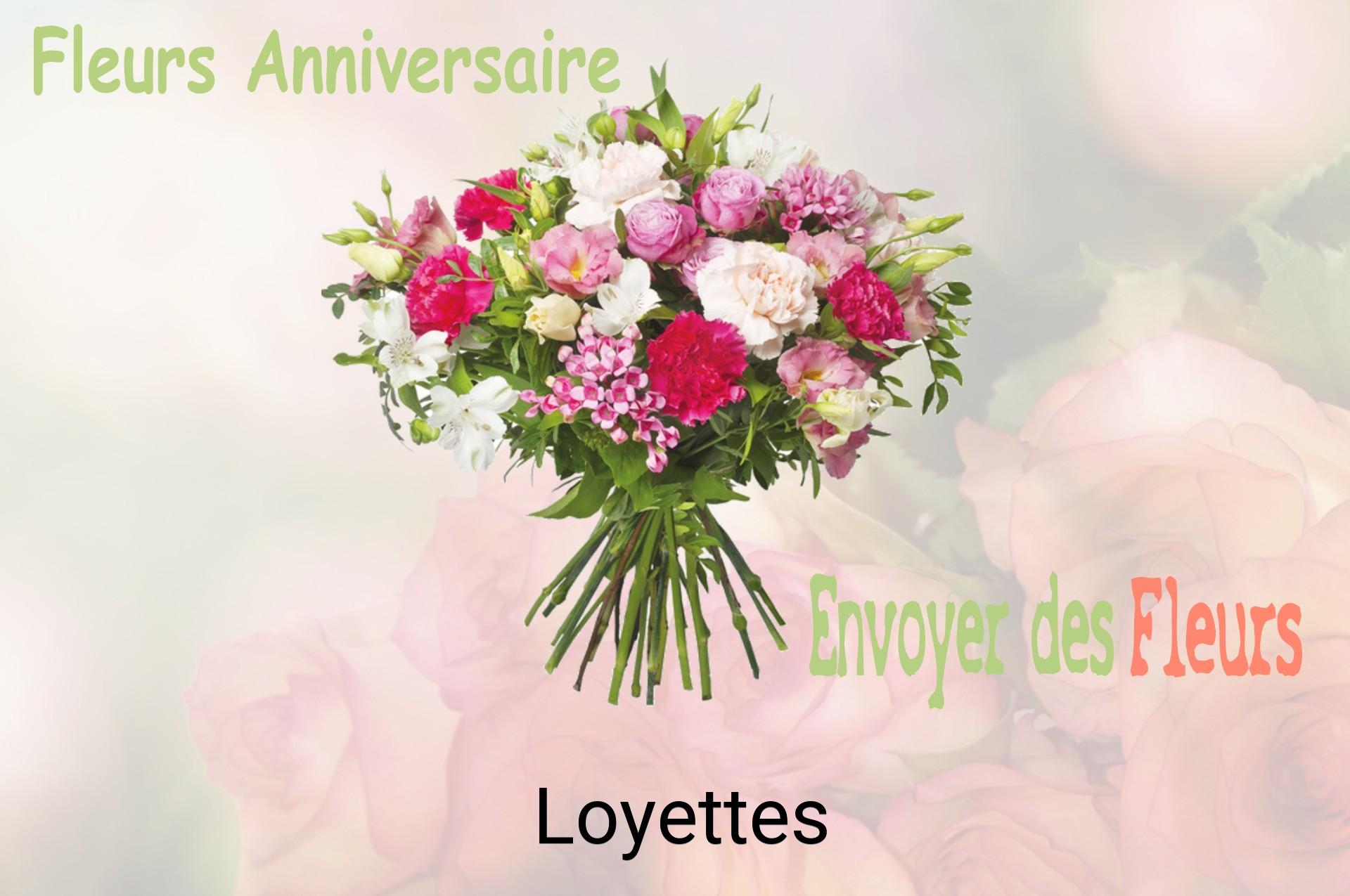 Bouquet de fleurs d’anniversaire livré à Loyettes